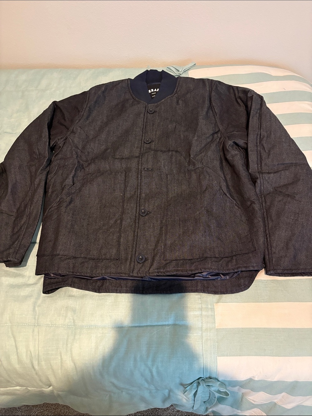 Gerard Firenze Men's Dark   Button Jacket - p2p 24” top of collar 2 bottom 30”